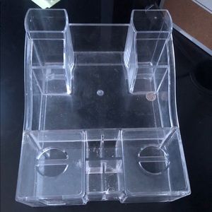 Acrylic makeup organizer